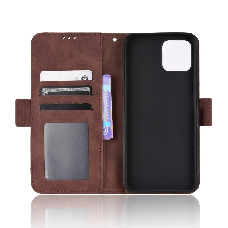 For Blackview A95 Skin Feel Calf Texture Card Slots Leather Phone Case