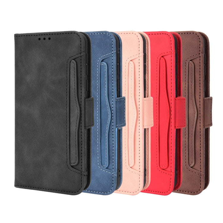 For Blackview A95 Skin Feel Calf Texture Card Slots Leather Phone Case