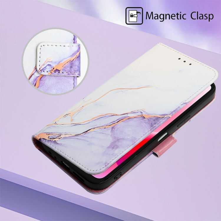 For Motorola Moto G 5G 2022 PT003 Marble Pattern Flip Leather Phone Case