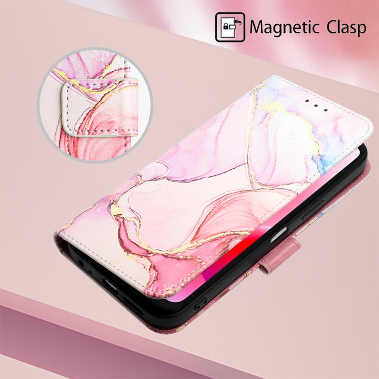 For Motorola Moto G 5G 2022 PT003 Marble Pattern Flip Leather Phone Case