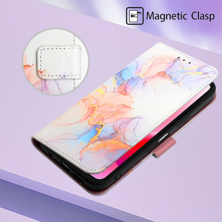 For Motorola Moto G 5G 2022 PT003 Marble Pattern Flip Leather Phone Case