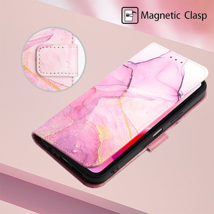 For Motorola Moto G 5G 2022 PT003 Marble Pattern Flip Leather Phone Case