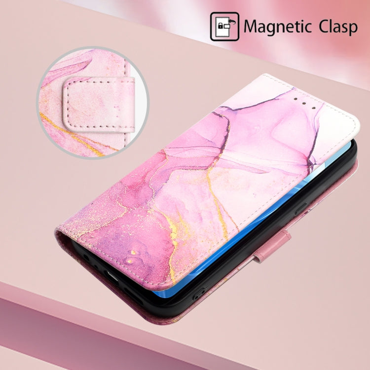 For OPPO Reno7 4G/F21 Pro PT003 Marble Pattern Flip Leather Phone Case