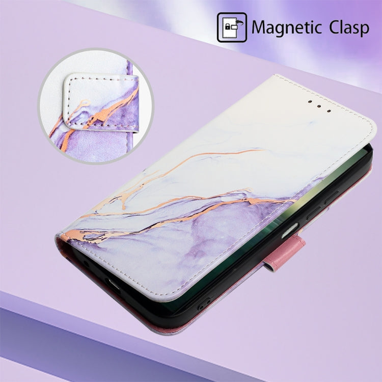 For Sony Xperia 1 IV PT003 Marble Pattern Flip Leather Phone Case