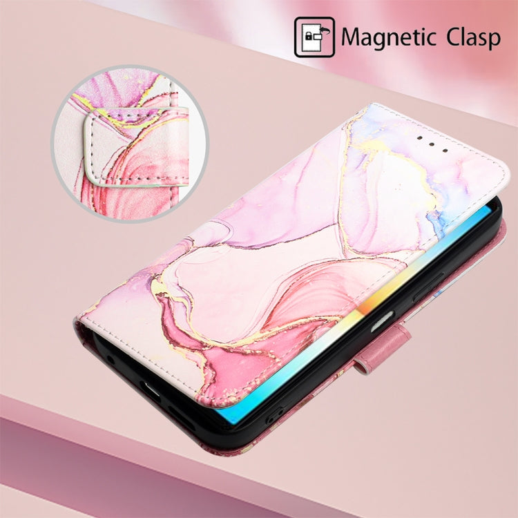 For Sony Xperia ACE III PT003 Marble Pattern Flip Leather Phone Case