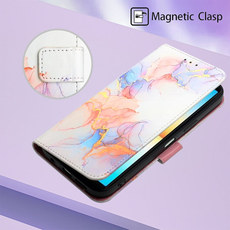 For Sony Xperia ACE III PT003 Marble Pattern Flip Leather Phone Case