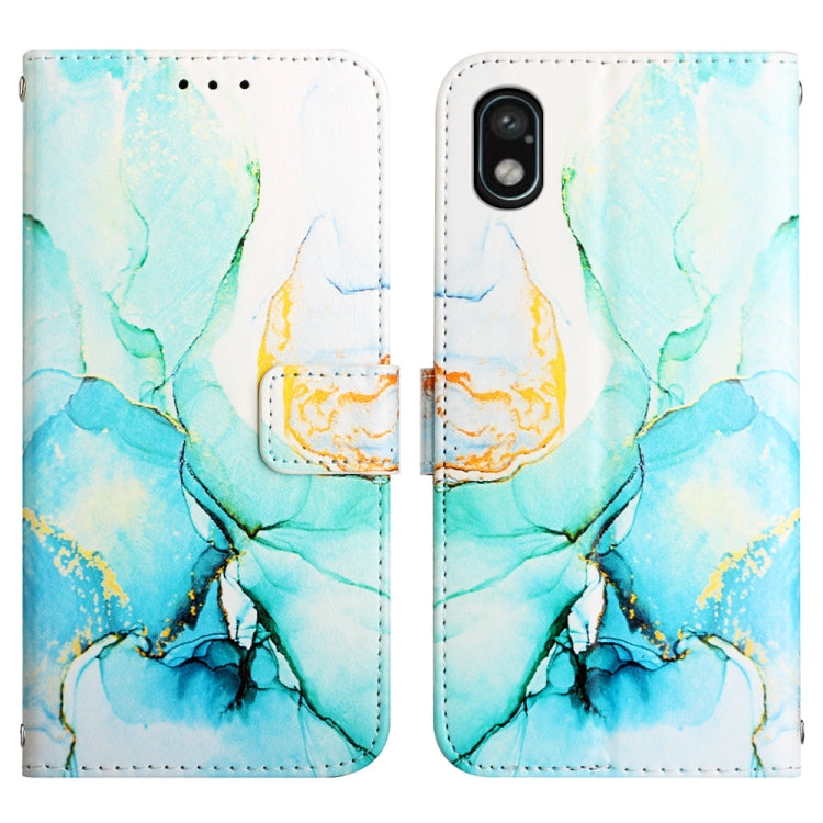 For Sony Xperia ACE III PT003 Marble Pattern Flip Leather Phone Case
