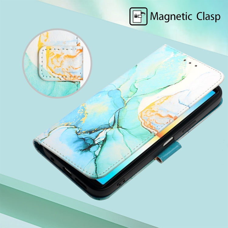 For Sony Xperia ACE III PT003 Marble Pattern Flip Leather Phone Case