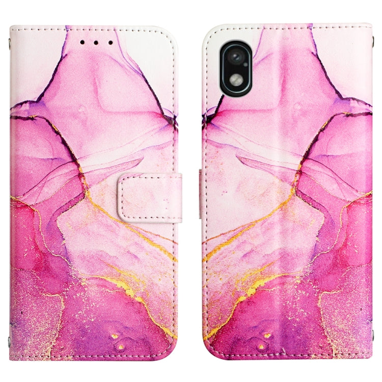 For Sony Xperia ACE III PT003 Marble Pattern Flip Leather Phone Case