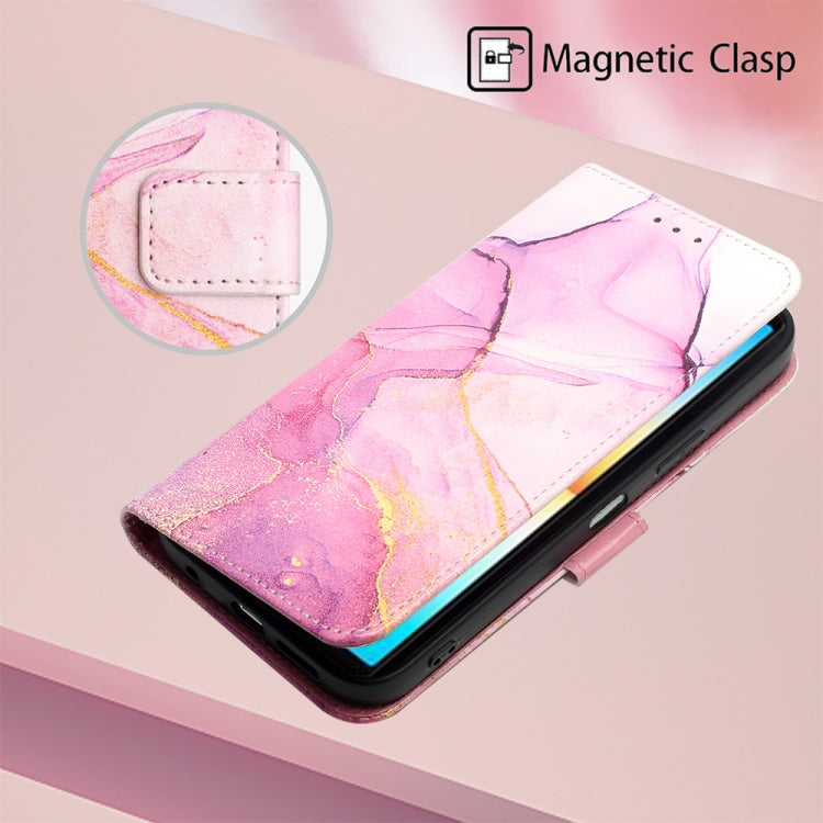 For Sony Xperia ACE III PT003 Marble Pattern Flip Leather Phone Case
