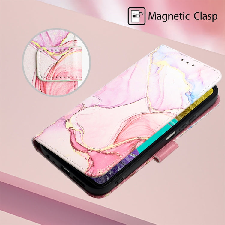 For Samsung Galaxy M33 5G PT003 Marble Pattern Flip Leather Phone Case