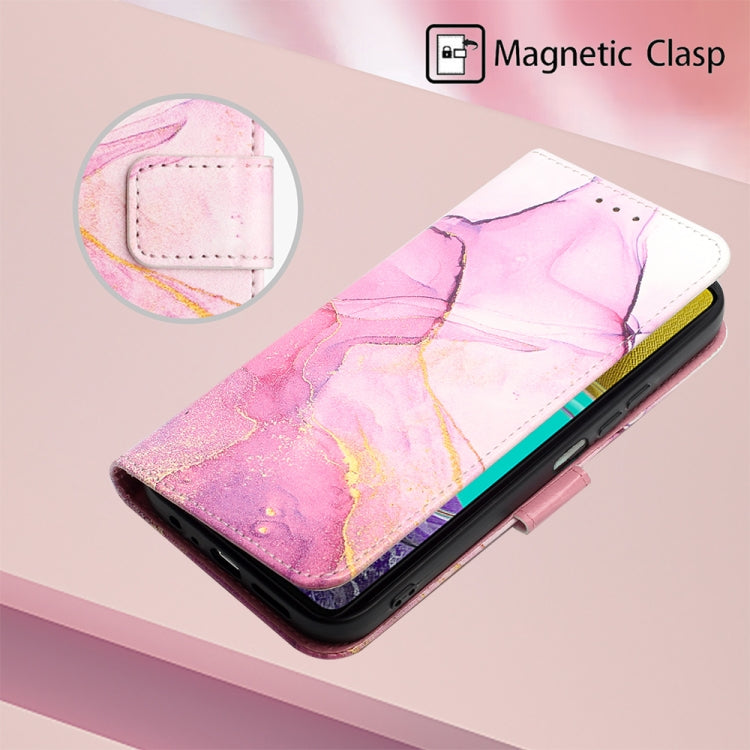 For Samsung Galaxy M33 5G PT003 Marble Pattern Flip Leather Phone Case