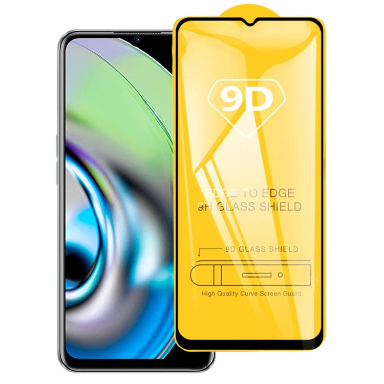 9D Full Glue Screen Tempered Glass Film For OPPO Realme V23