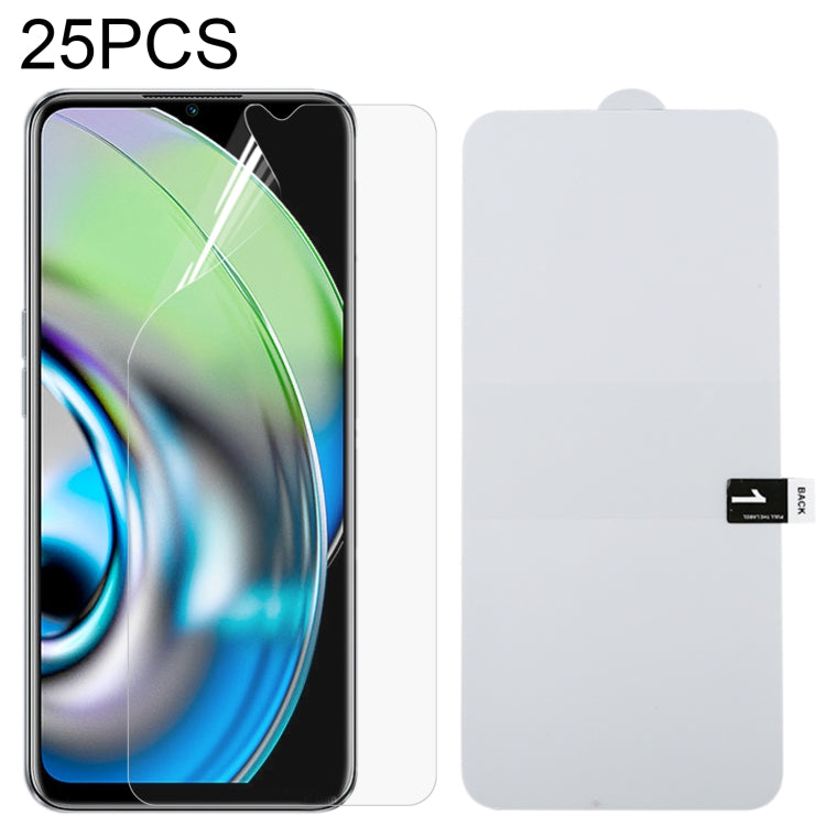 25 PCS Full Screen Protector Explosion-proof Hydrogel Film For OPPO Realme V23