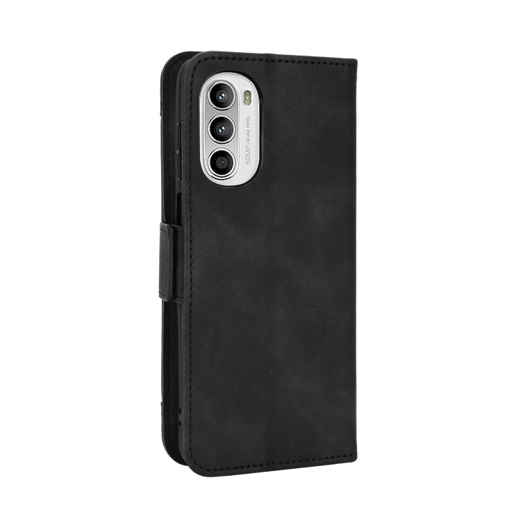 For Motorola Moto G52 4G Skin Feel Calf Texture Card Slots Leather Phone Case