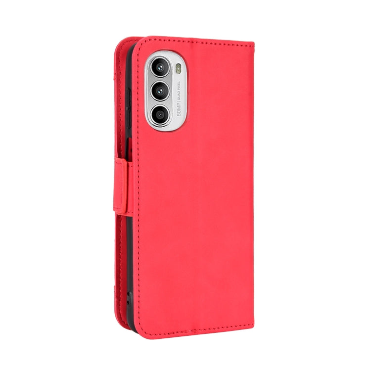 For Motorola Moto G52 4G Skin Feel Calf Texture Card Slots Leather Phone Case