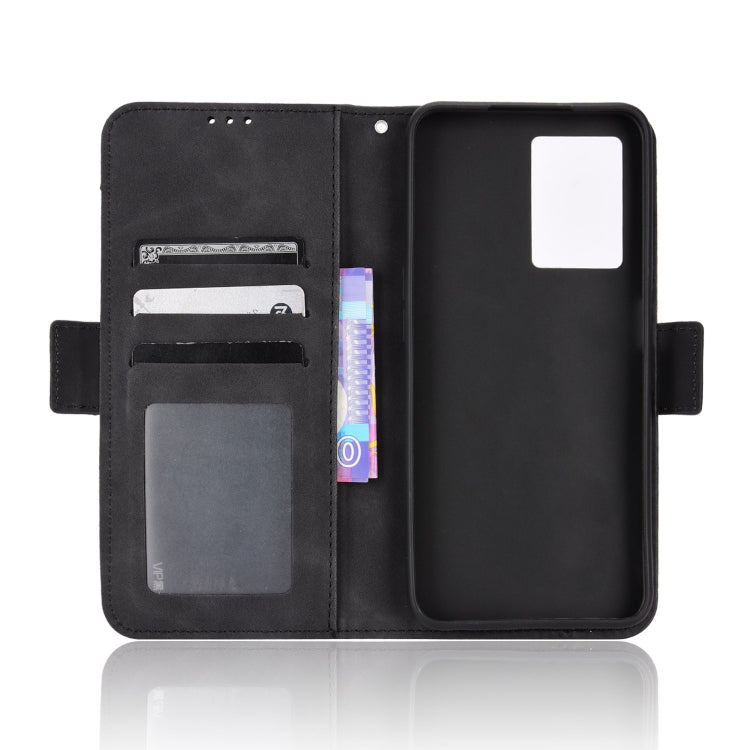 For OPPO A57 5G Skin Feel Calf Texture Card Slots Leather Phone Case