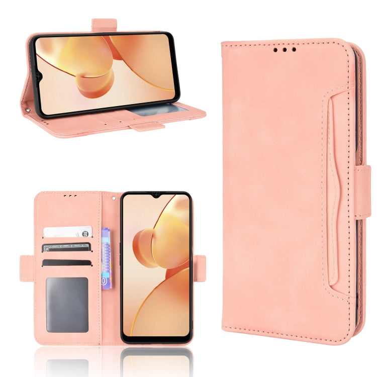 For OPPO Realme C31 Skin Feel Calf Texture Card Slots Leather Phone Case