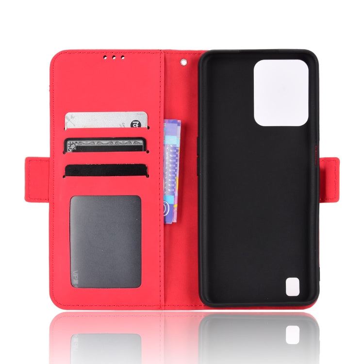 For OPPO Realme C31 Skin Feel Calf Texture Card Slots Leather Phone Case