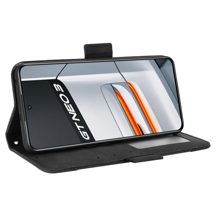 For OPPO Realme GT Neo3 Skin Feel Calf Texture Card Slots Leather Phone Case