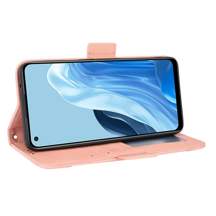 For OPPO Reno7 4G / F21 Pro Skin Feel Calf Texture Card Slots Leather Phone Case