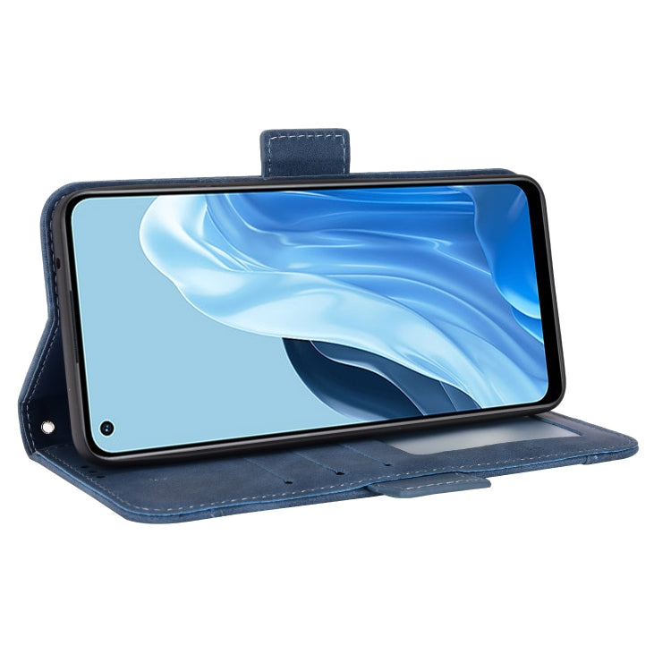 For OPPO Reno7 4G / F21 Pro Skin Feel Calf Texture Card Slots Leather Phone Case