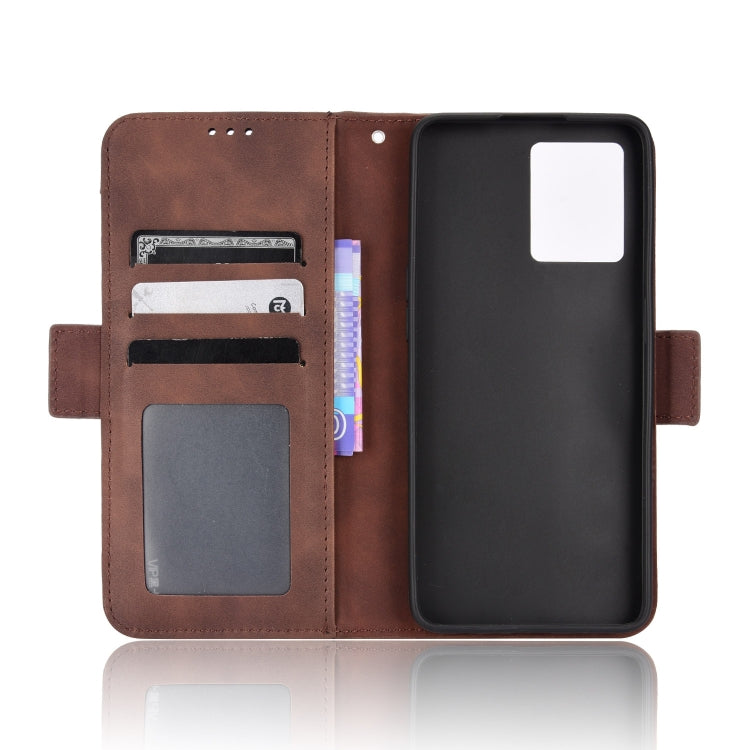 For OPPO Reno7 4G / F21 Pro Skin Feel Calf Texture Card Slots Leather Phone Case