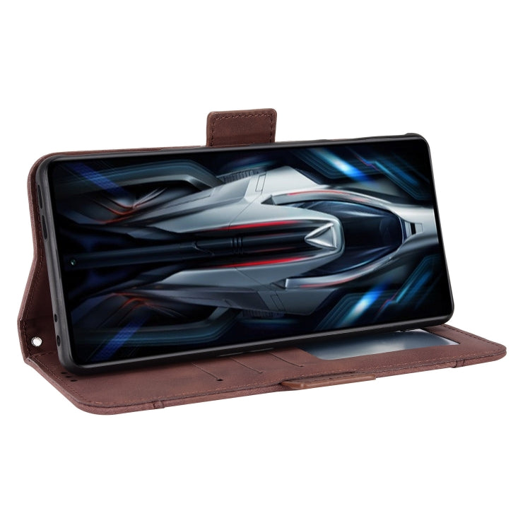 For Xiaomi Poco F4 GT / Redmi K50 Gaming Skin Feel Calf Texture Card Slots Leather Phone Case