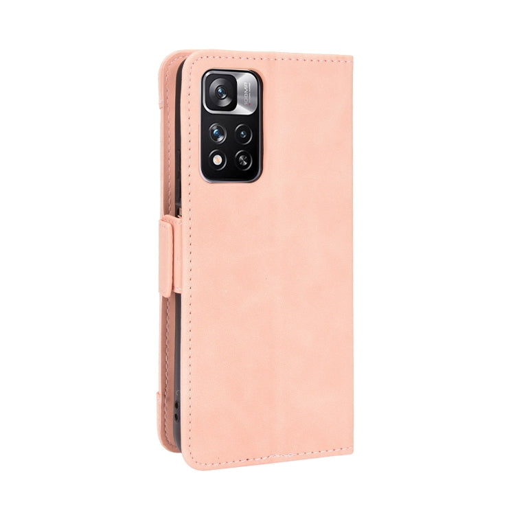 For Xiaomi Poco X4 NFC /Redmi Note 11 Pro China Skin Feel Calf Texture Card Slots Leather Phone Case