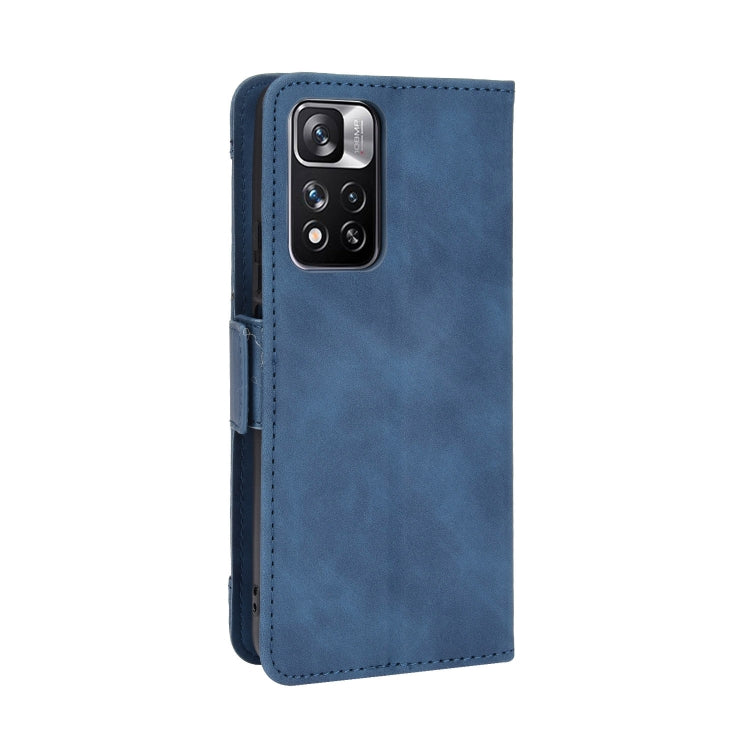 For Xiaomi Poco X4 NFC /Redmi Note 11 Pro China Skin Feel Calf Texture Card Slots Leather Phone Case