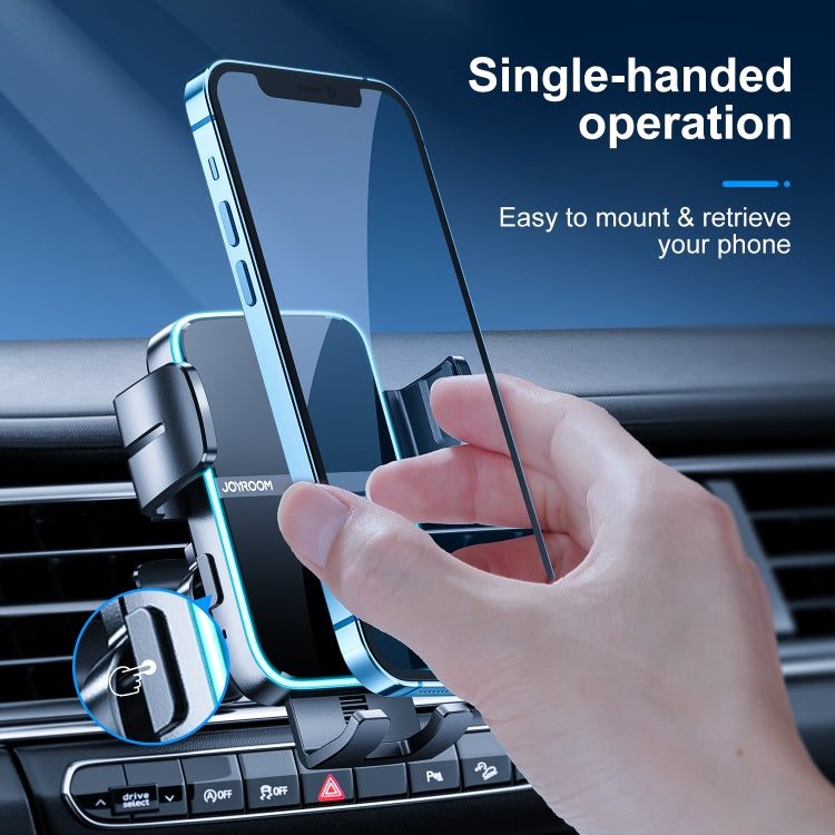 JOYROOM JR-ZS246 Car Air Vent Dual-Coil Wireless Charger Holder(Black)