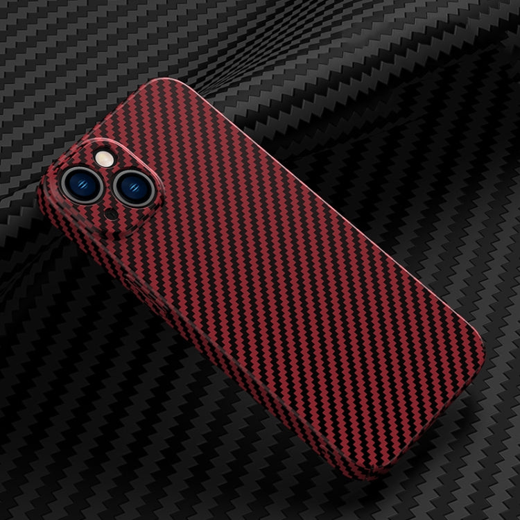 For iPhone 13 Carbon Fiber Texture Phone Case
