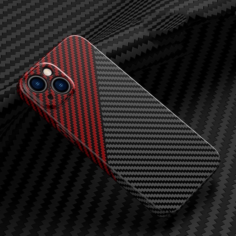 For iPhone 13 Carbon Fiber Texture Phone Case