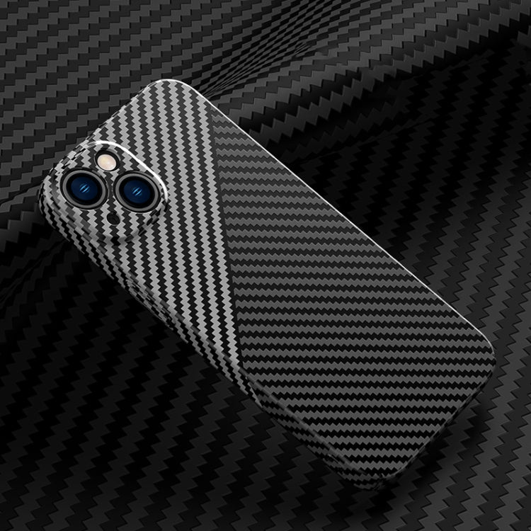 For iPhone 13 Carbon Fiber Texture Phone Case