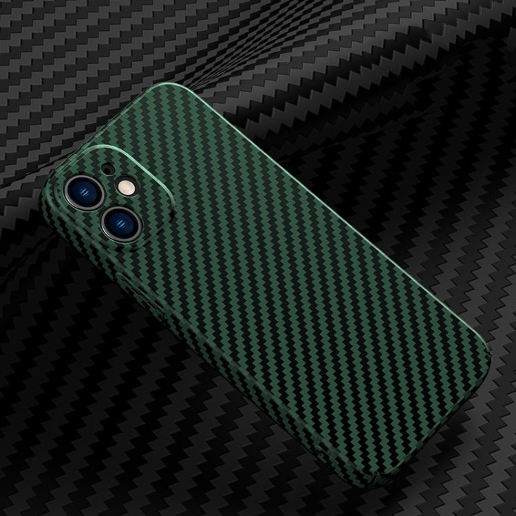 For iPhone 12 Carbon Fiber Texture Phone Case