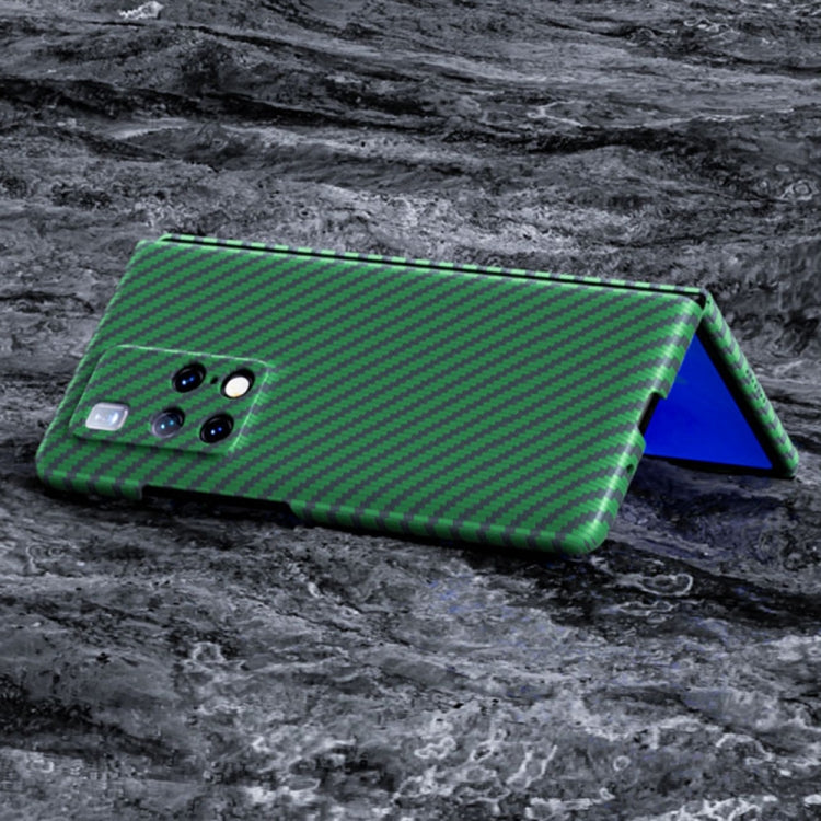 For Huawei Mate X2 Carbon Fiber Texture Phone Case