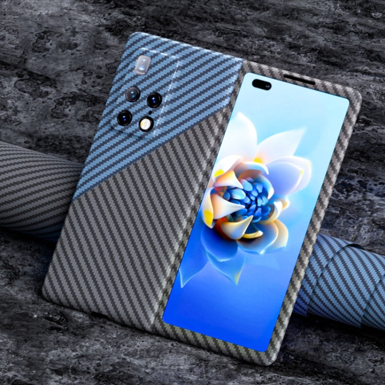 For Huawei Mate X2 Carbon Fiber Texture Phone Case