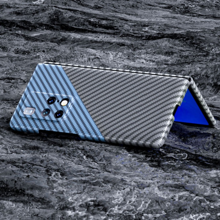 For Huawei Mate X2 Carbon Fiber Texture Phone Case