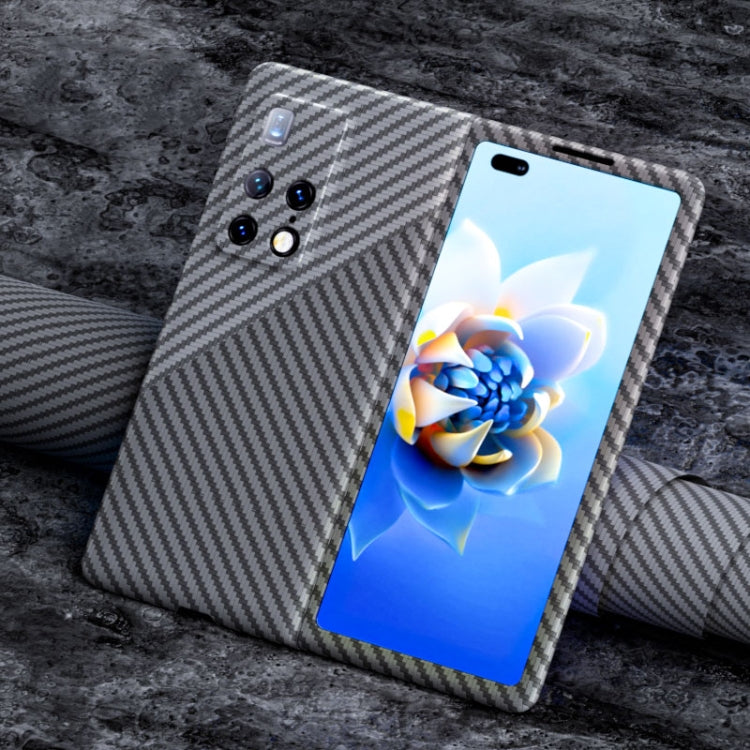 For Huawei Mate X2 Carbon Fiber Texture Phone Case