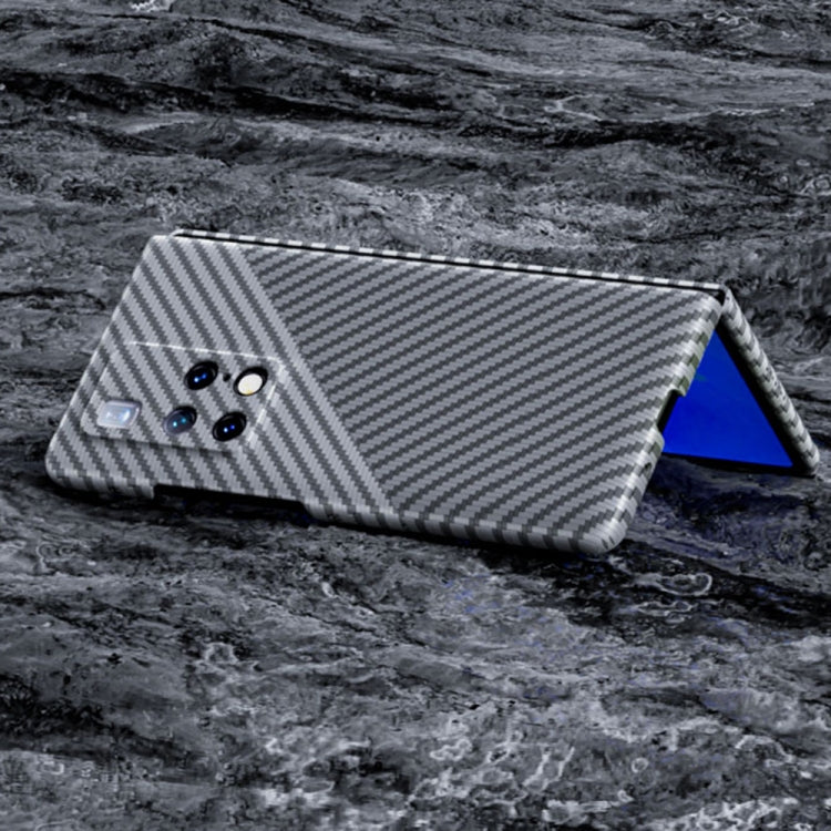 For Huawei Mate X2 Carbon Fiber Texture Phone Case