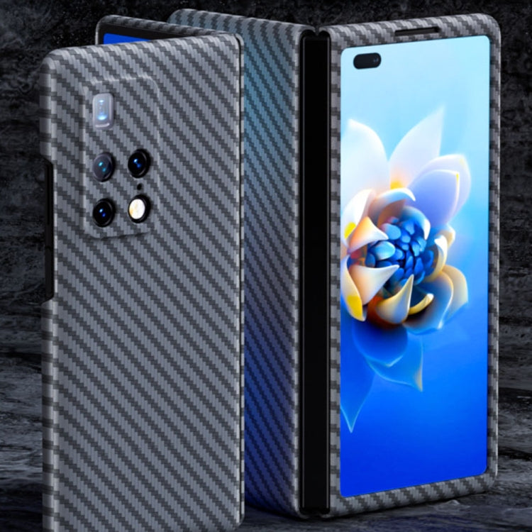 For Huawei Mate X2 Carbon Fiber Texture Phone Case