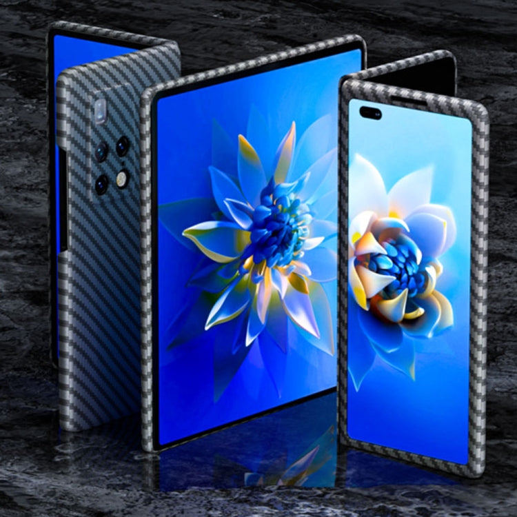 For Huawei Mate X2 Carbon Fiber Texture Phone Case