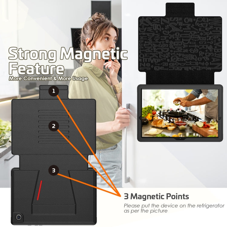 For Samsung Galaxy Tab A8 10.5 2021 Smart B Magnetic Leather Tablet Case