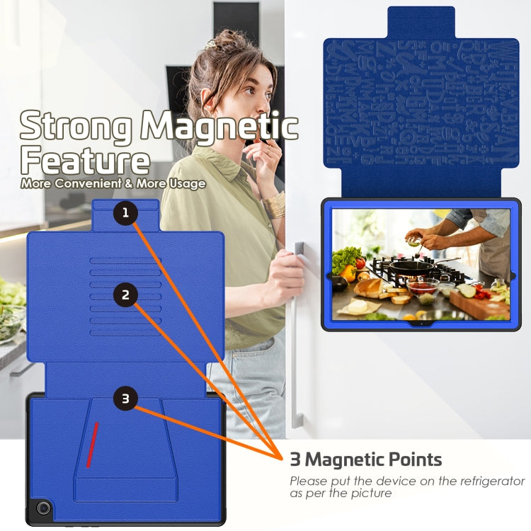 For Samsung Galaxy Tab A8 10.5 2021 Smart B Magnetic Leather Tablet Case