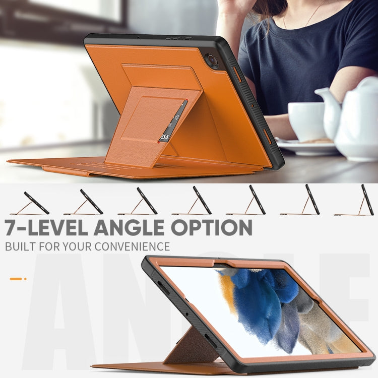 For Samsung Galaxy Tab A8 10.5 2021 Smart B Magnetic Leather Tablet Case