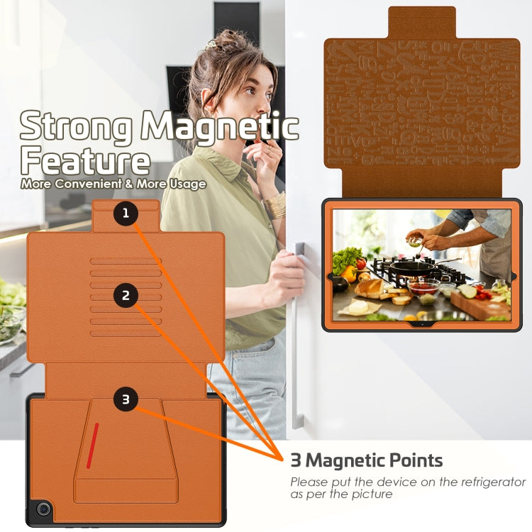 For Samsung Galaxy Tab A8 10.5 2021 Smart B Magnetic Leather Tablet Case