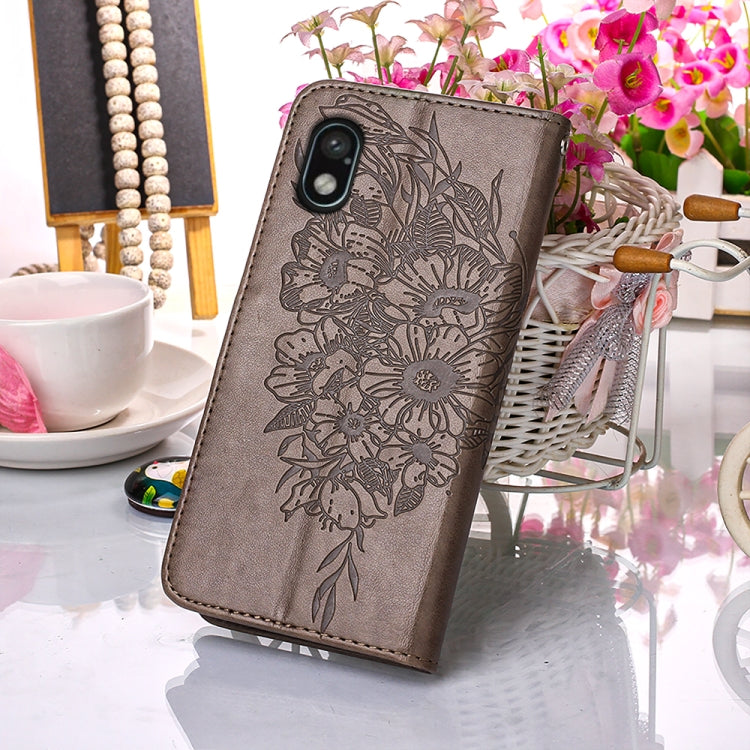 For Sony Xperia ACE III Embossed Butterfly Leather Phone Case