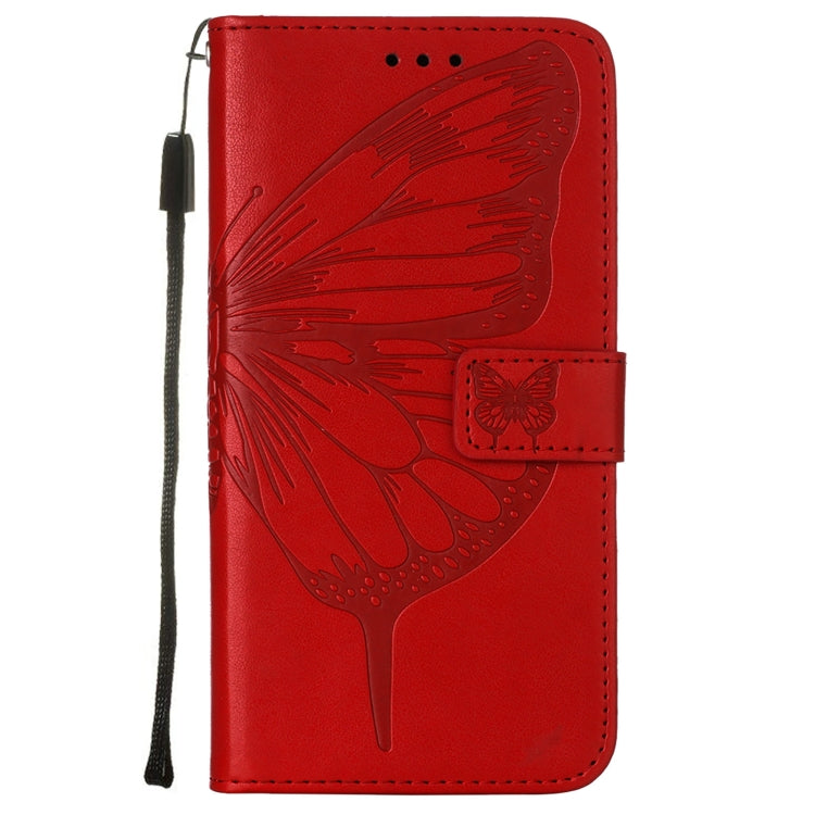 For Xiaomi Redmi 10A Embossed Butterfly Leather Phone Case