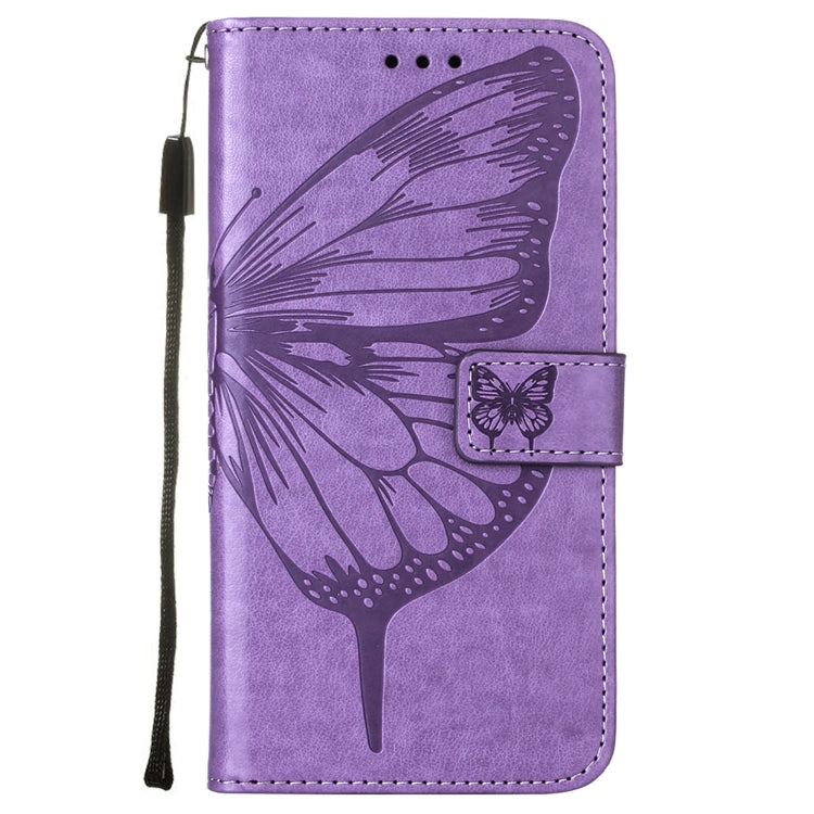 For Samsung Galaxy M53 5G Embossed Butterfly Leather Phone Case