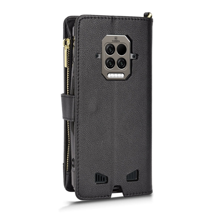 For Doogee S86 / S86 Pro Litchi Texture Zipper Leather Phone Case